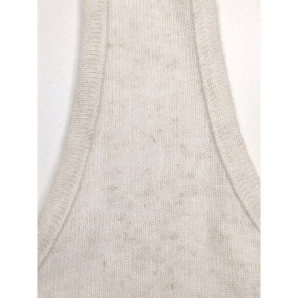 CALME by Johnny Was Sz L Tank Dress SOFT Tencel Linen Knit Cream Off White $148 - Picture 7 of 15